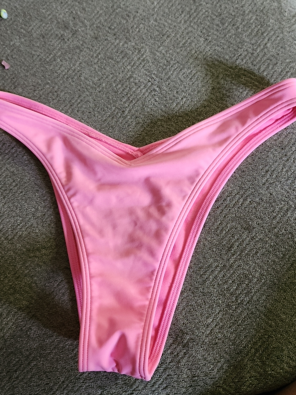 Pink High-Cut Cheekiest Bikini Bottom